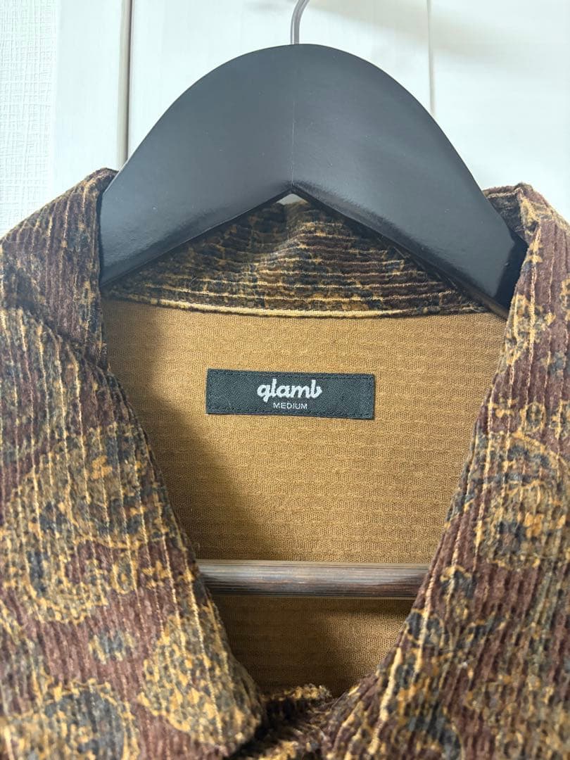 glamb コーデュロイジャケット　ペイズリー