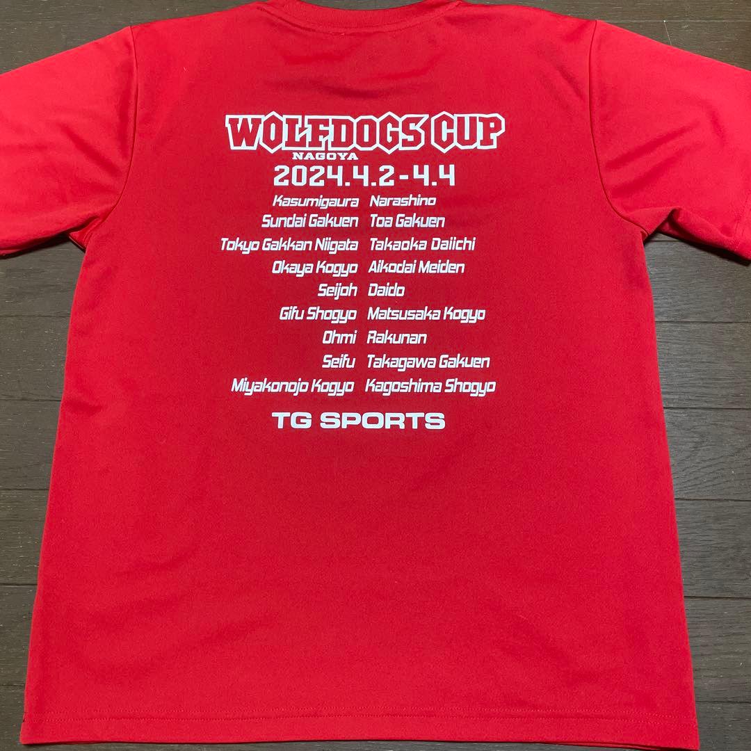 WOLF DOGS CUP シャツ レッド