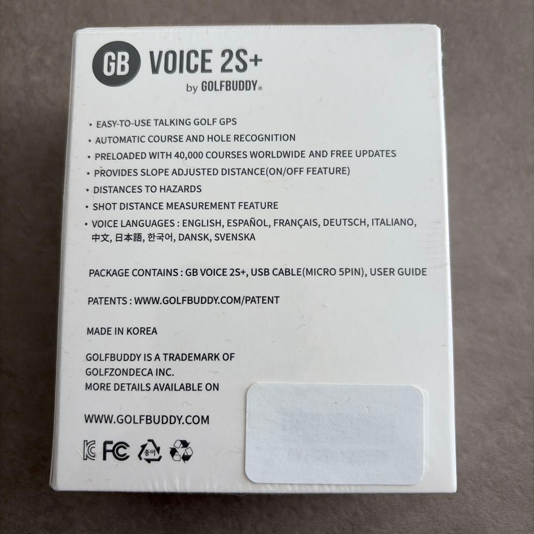 GB VOICE 2S+ GPSナビ ブラック　ゴルフ