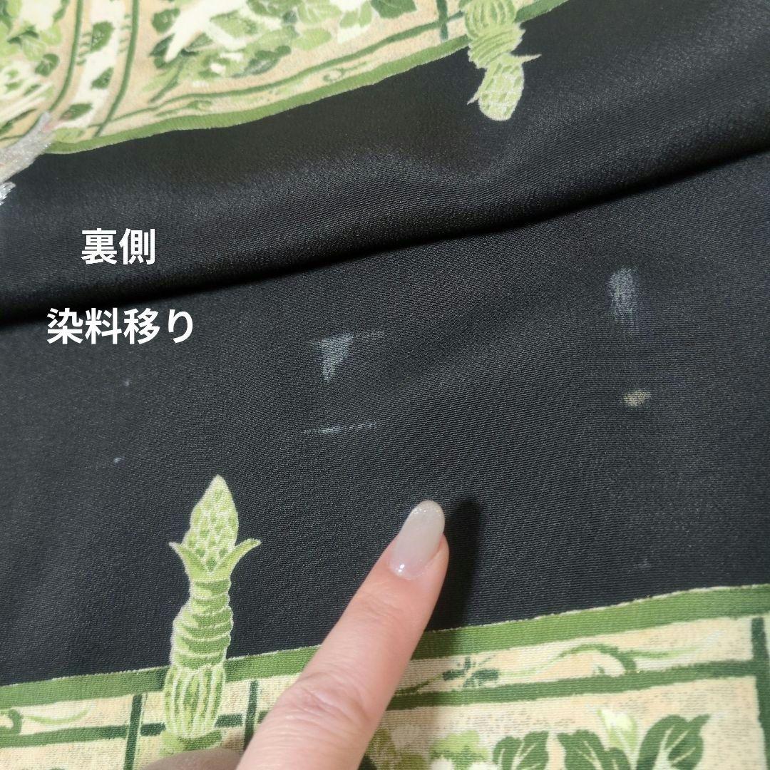 鳳凰刺繍と花鳥文 留袖リメイクキャミワンピ