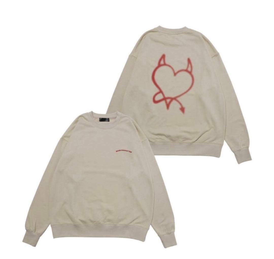BABYMONSTER LOVE MONSTERS スウェット ベージュ L
