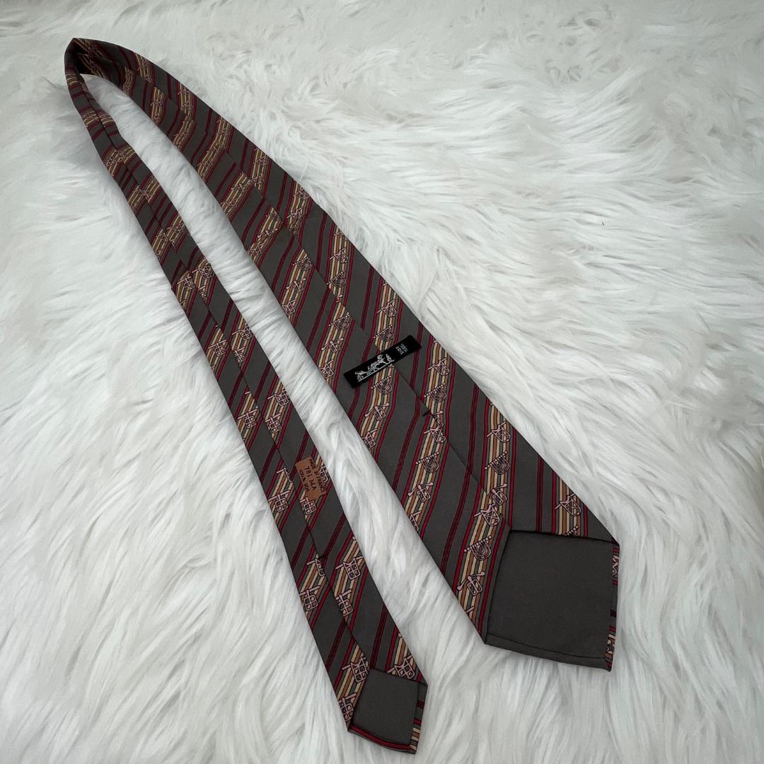 新品未使用品✨エルメス　HERMES ネクタイ　シルク100％　袋付き