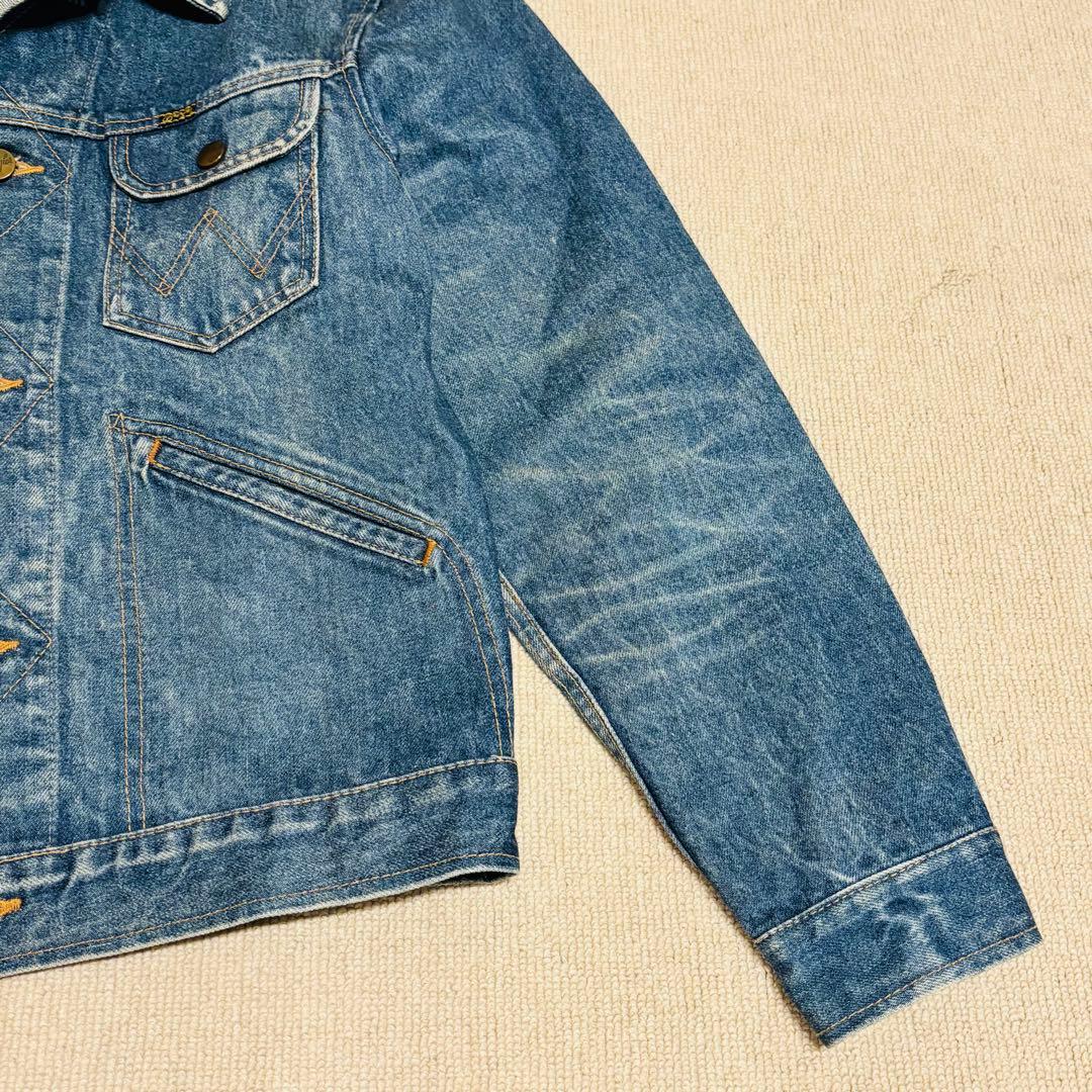 Wrangler ラングラー デニムジャケット　フェード　ハチノス　日本製　M