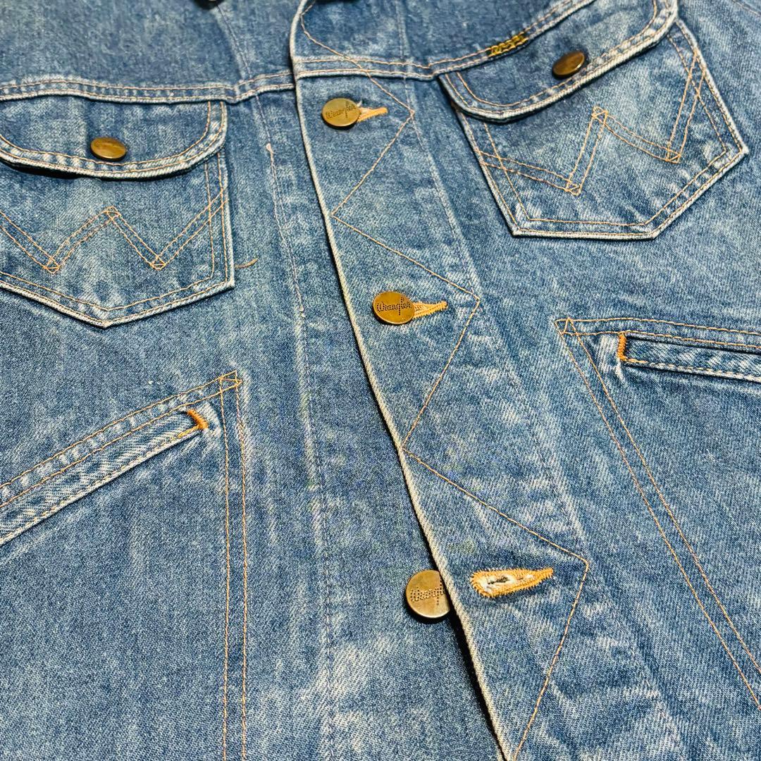 Wrangler ラングラー デニムジャケット　フェード　ハチノス　日本製　M