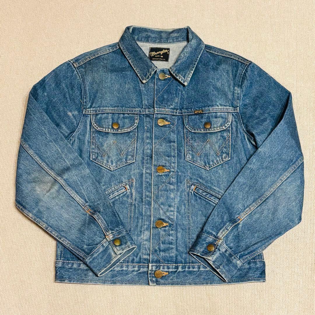 Wrangler ラングラー デニムジャケット　フェード　ハチノス　日本製　M