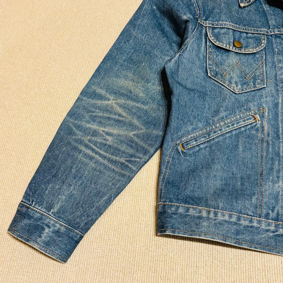 Wrangler ラングラー デニムジャケット　フェード　ハチノス　日本製　M