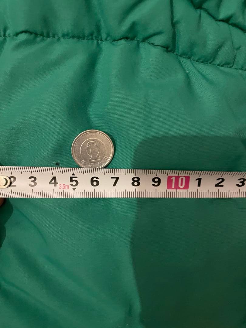 70's THE NORTH FACE 茶タグ　ダウンベスト緑　USA製