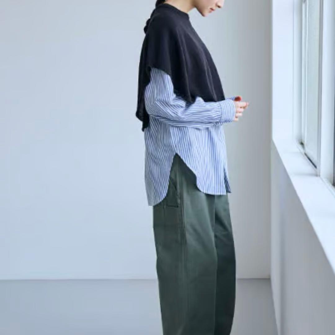 美品 mino 春maru ポンチョケープ 手洗いできる綿麻 中川政七商店購入