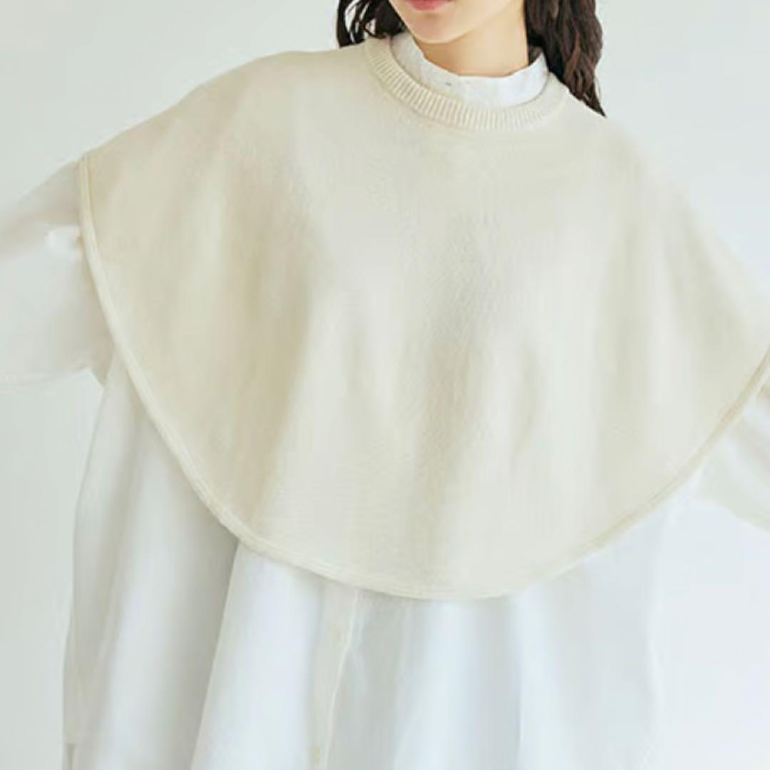 美品 mino 春maru ポンチョケープ 手洗いできる綿麻 中川政七商店購入