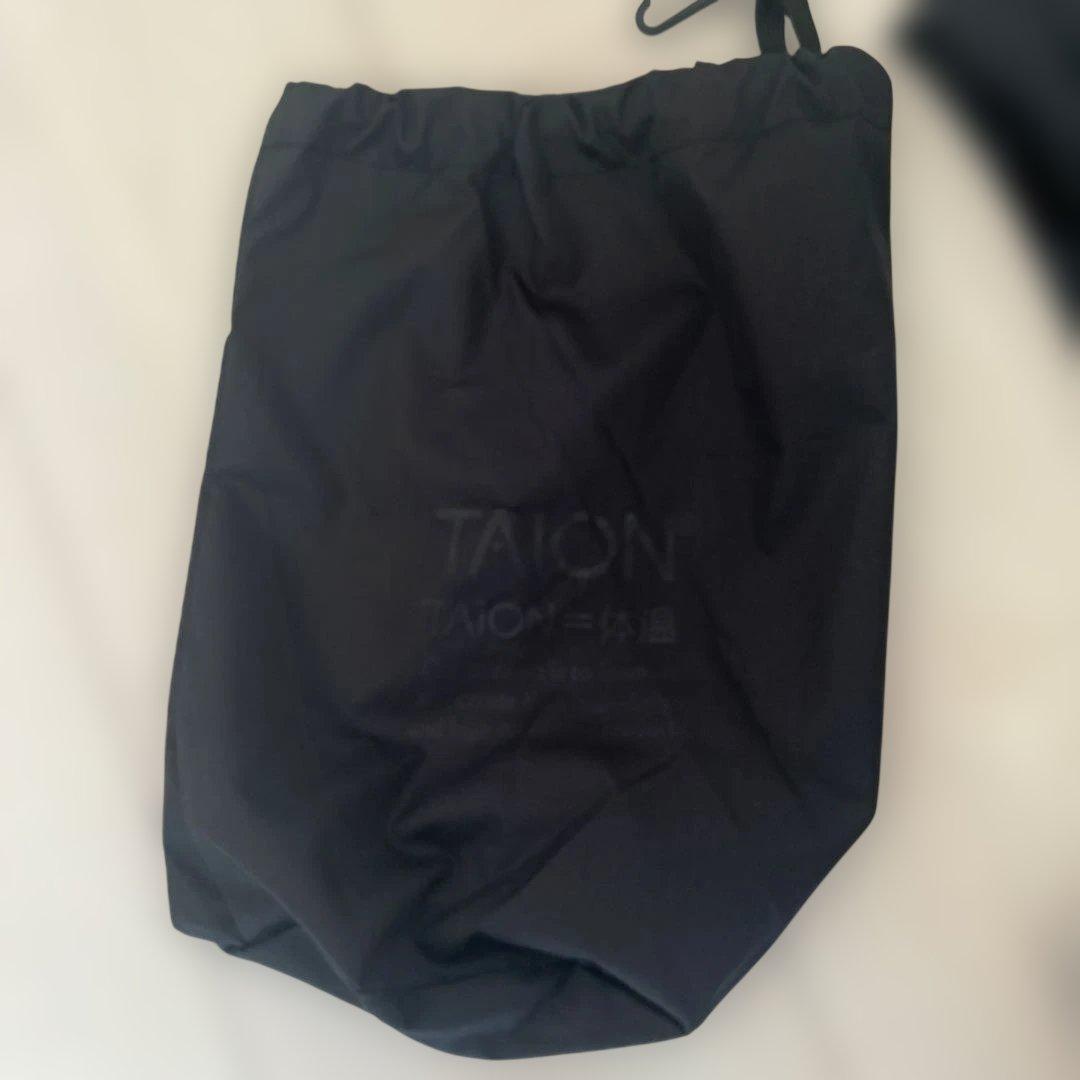 【美品】TAION ベーシック Vネックボタン ダウンジレ　Lサイズ