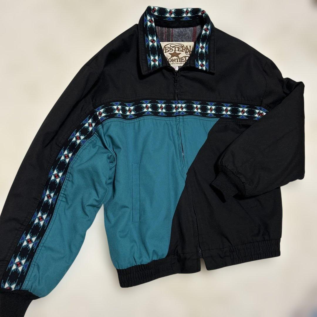 Carhartt風 Southwest ダックジャケット USA製 ネイティブ柄