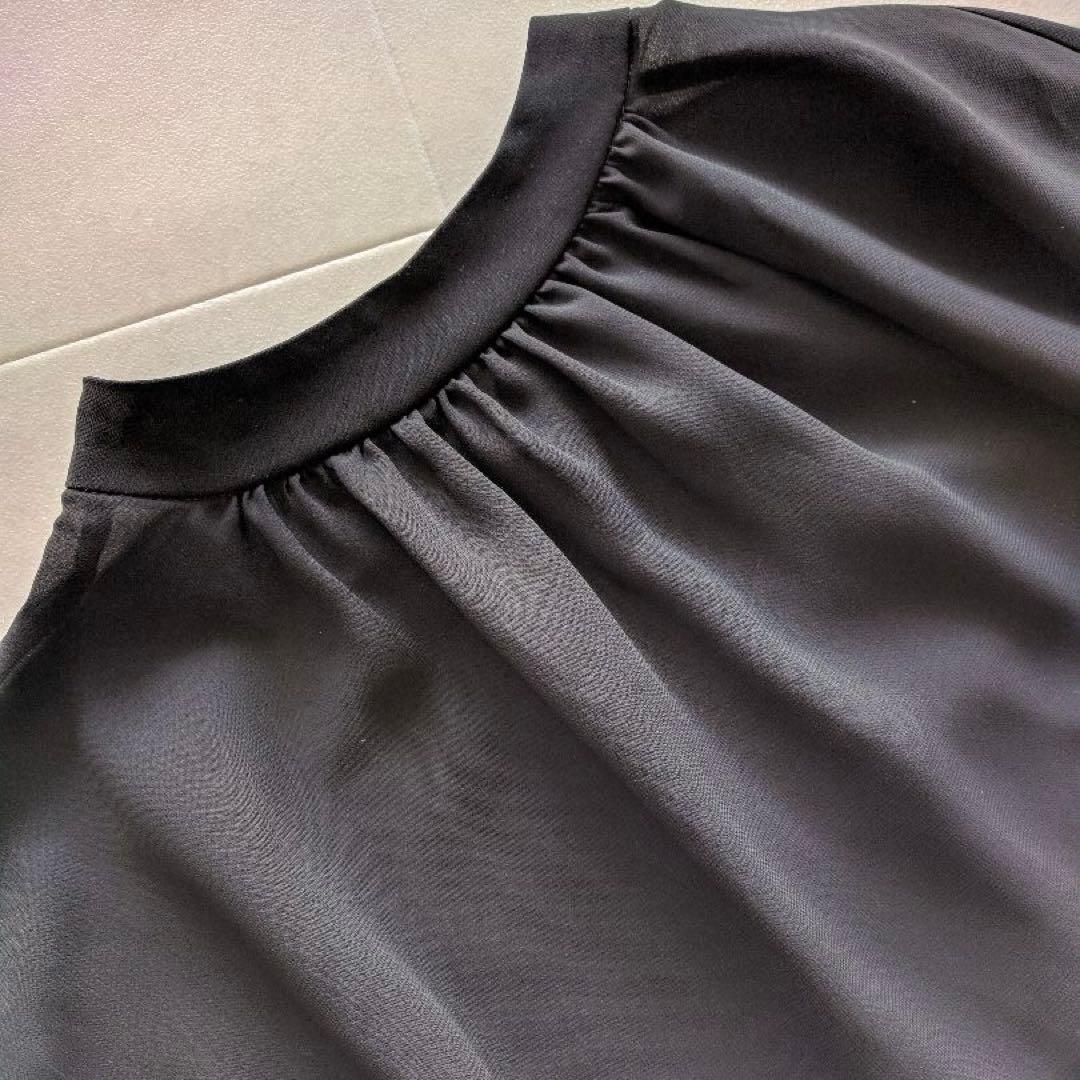 Theory シフォンギャザーブラウス