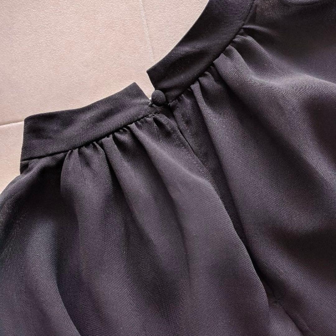 Theory シフォンギャザーブラウス