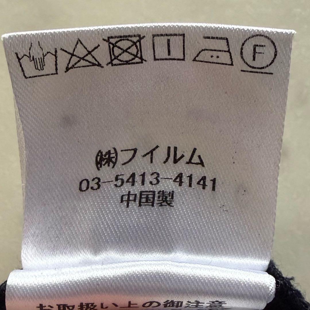 美品 ソブ コットン100% ギャザー ロング丈 シャツワンピース◆ネイビー