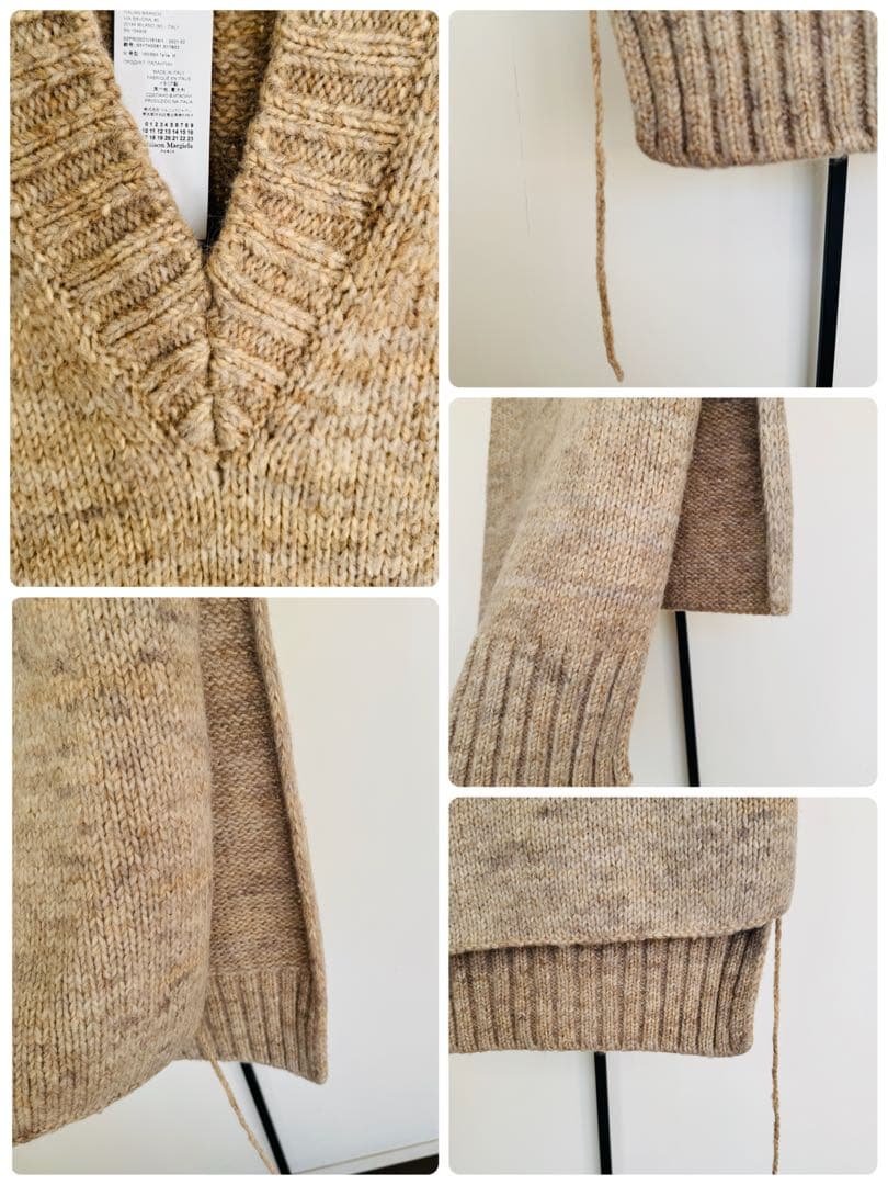 Maison Margiela｜ボタニカルダイ アルパカニット（タバード型）