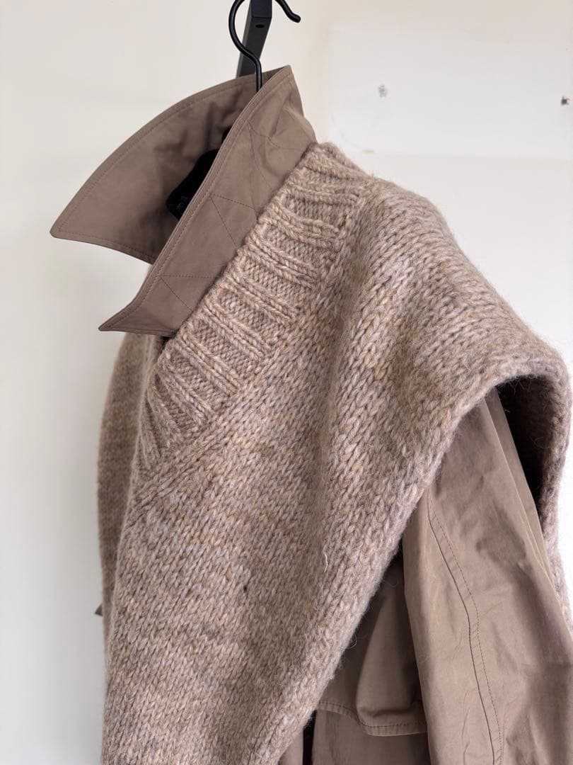 Maison Margiela｜ボタニカルダイ アルパカニット（タバード型）