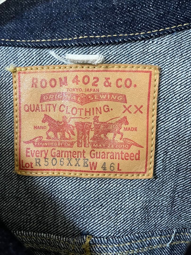 ハンドメイド 大戦モデル 46XL 1st デニム Tバック R506XX