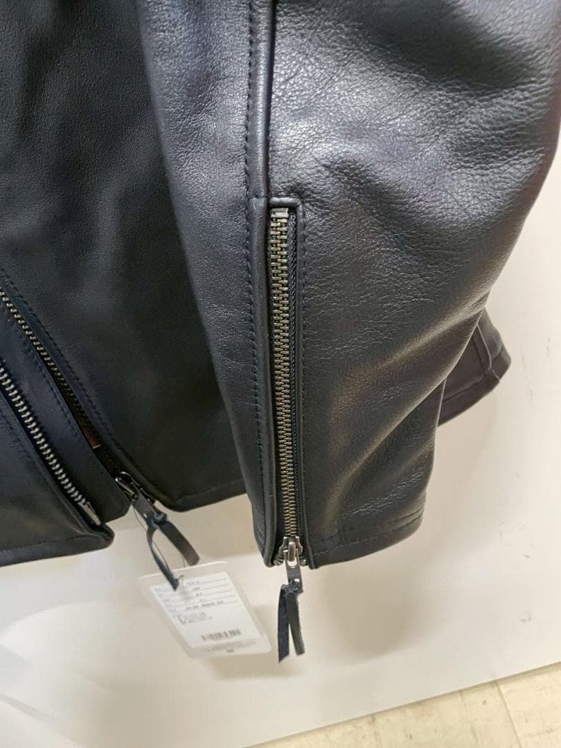 A◆KADOYA　カドヤ　本革　シングルライダースジャケット　ブラック　3L