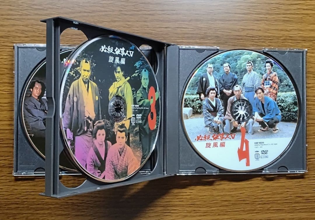 【美品】 必殺仕事人Ⅴ 旋風編　DVD-BOX　4枚組　初回限定品