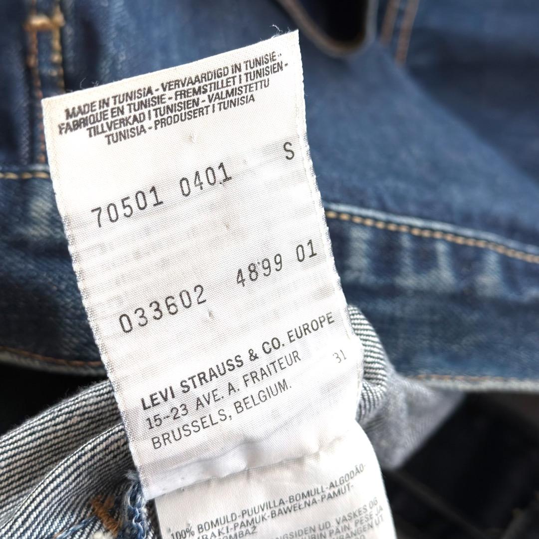 Levi’s 70501 04 デニムジャケット ユーロ リーバイス S