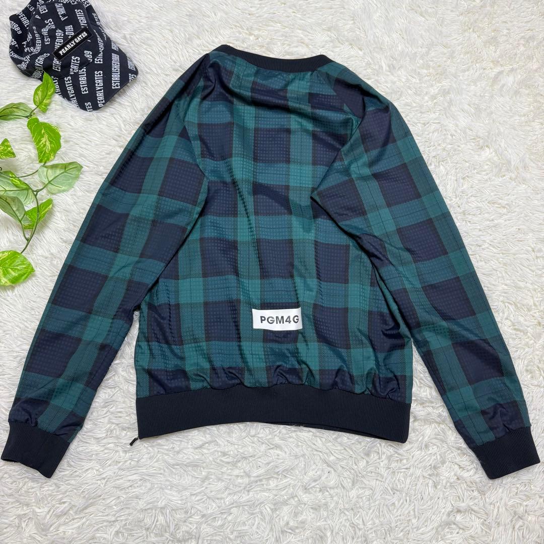 【パーリーゲイツ】美品 スニード チェック 4サイズ メンズ