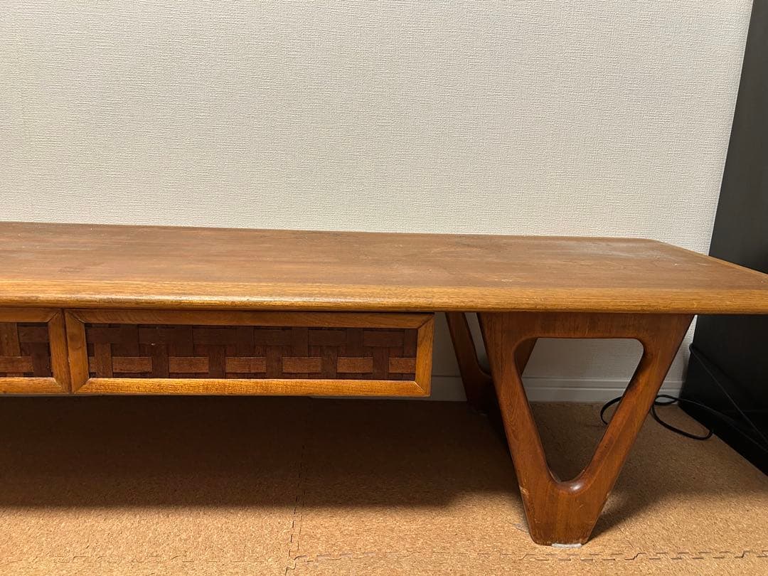 LANE ローテーブルトライアングルレッグ　ビンテージテーブル