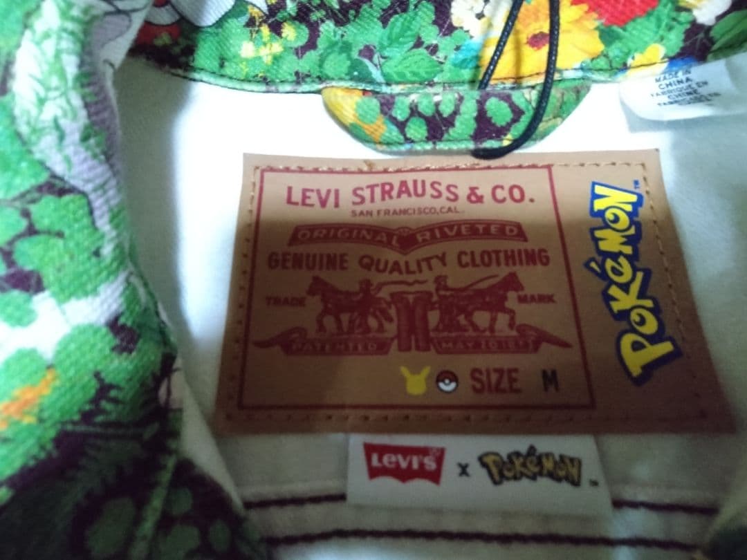 Levi's × Pokémon 花柄デニムジャケット M