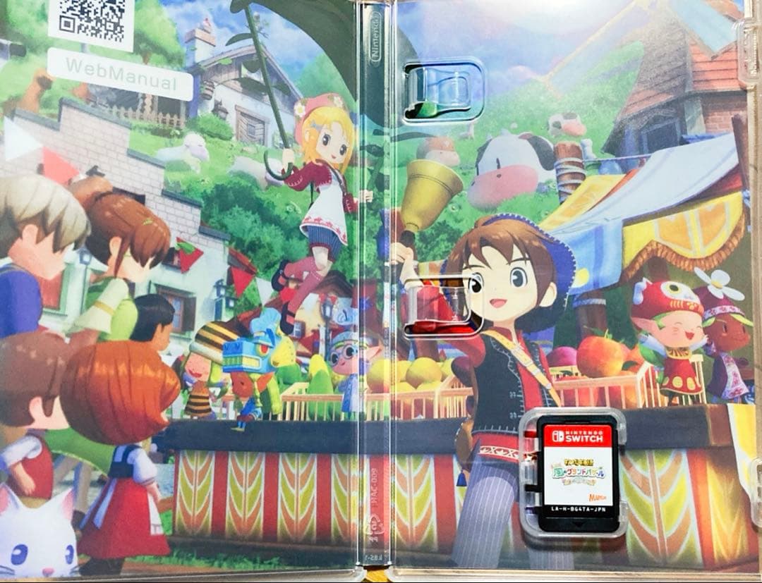 【新品購入❤️】任天堂スイッチ牧場物語Let,s風のグランドバザール（動作確認⭕️）