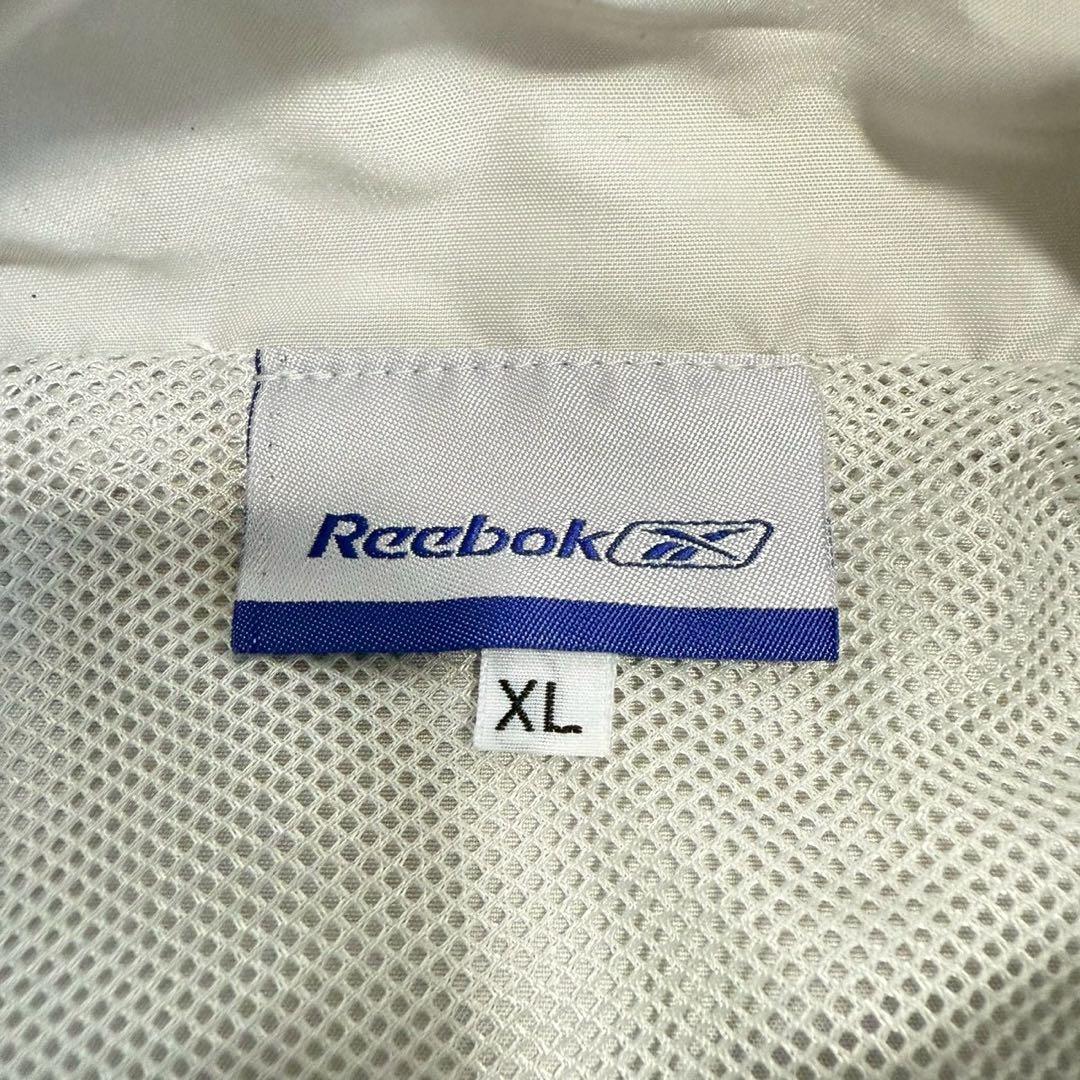 美品 Reebok セットアップ XL 銀 ジャージ　大きいサイズ　リーボック