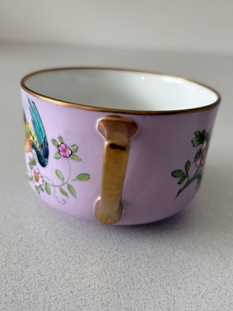 オールドノリタケ カップ 明治期 ノリタケ 雉 花柄 陶器