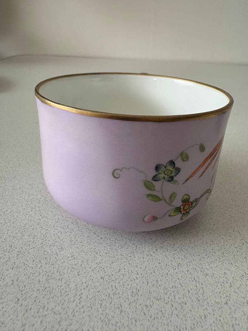 オールドノリタケ カップ 明治期 ノリタケ 雉 花柄 陶器
