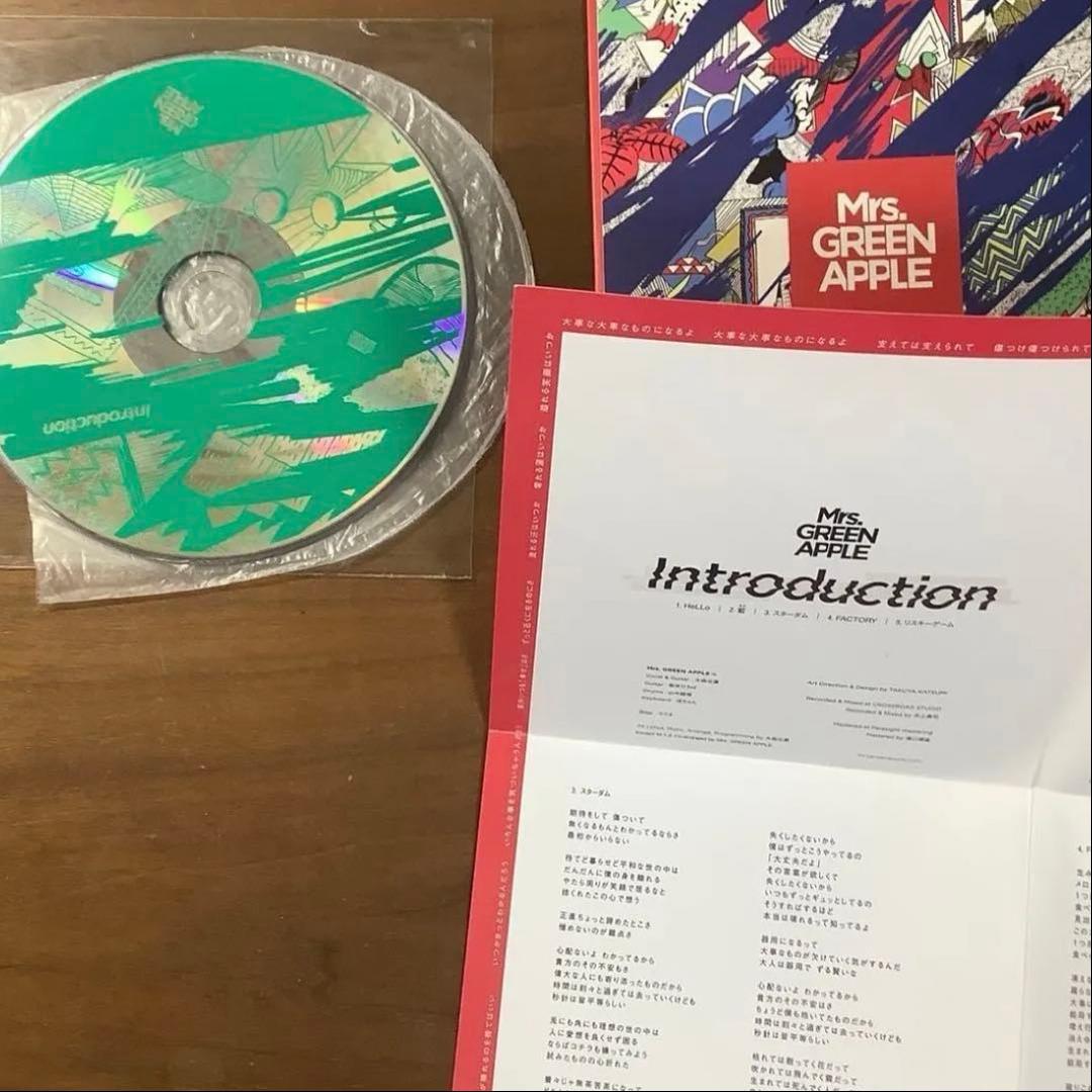 Introduction Mrs. GREEN APPLE ミセス CD