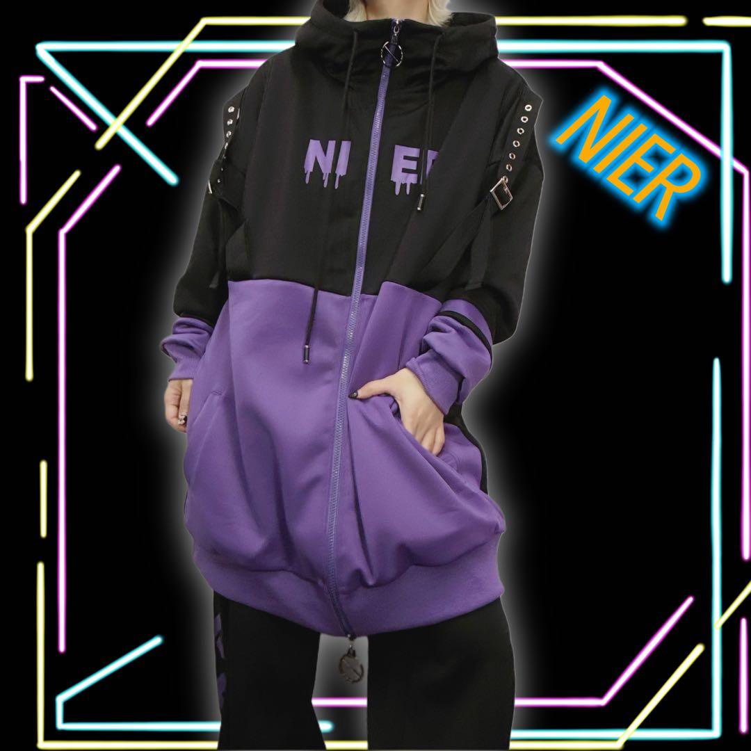 NieR 内側 超ふわもこ 防寒厚手DOUBLE ZIP PARKA パーカー