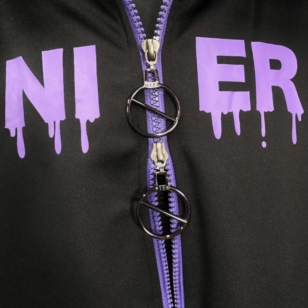 NieR 内側 超ふわもこ 防寒厚手DOUBLE ZIP PARKA パーカー