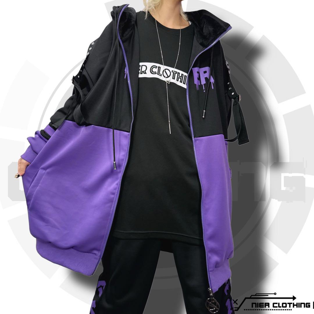 NieR 内側 超ふわもこ 防寒厚手DOUBLE ZIP PARKA パーカー