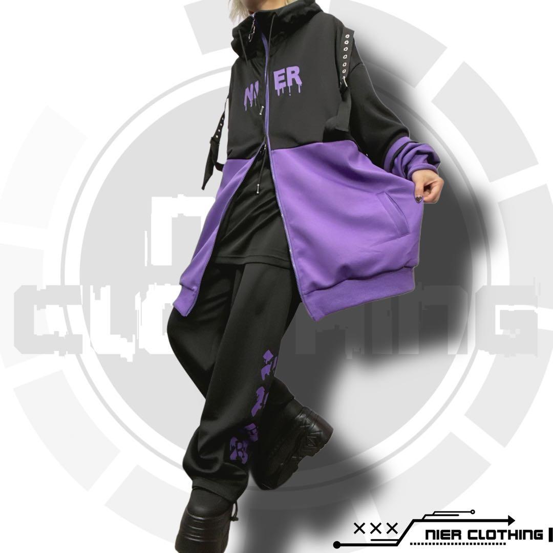 NieR 内側 超ふわもこ 防寒厚手DOUBLE ZIP PARKA パーカー