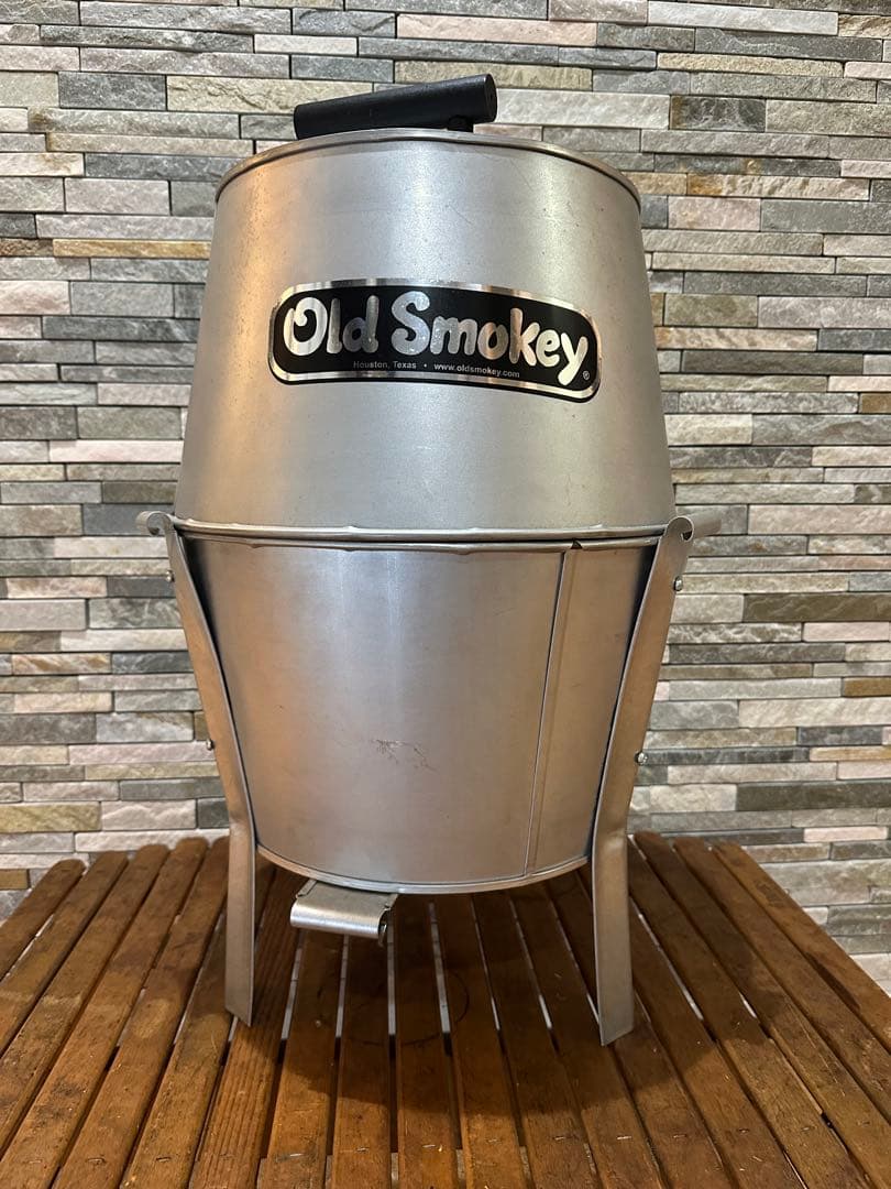 未使用⭐︎ Old Smokey チャコールBBQグリル TEXAS, USA製