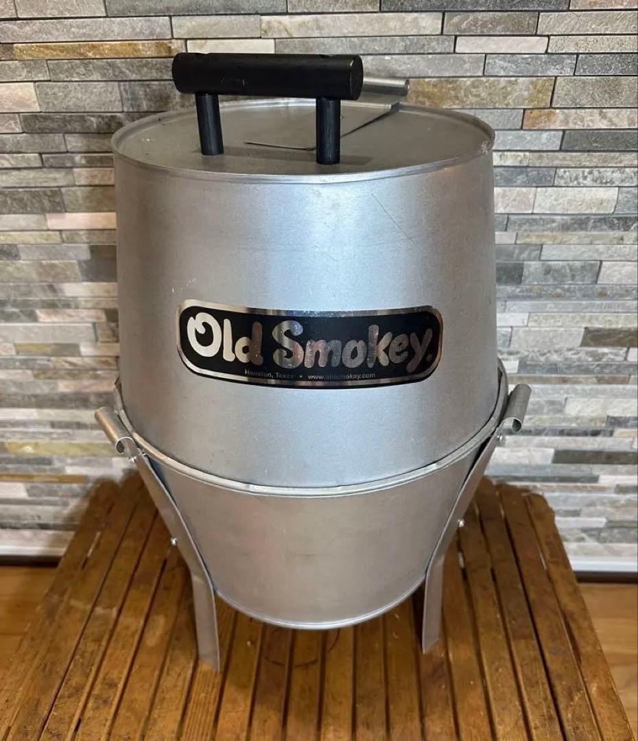 未使用⭐︎ Old Smokey チャコールBBQグリル TEXAS, USA製