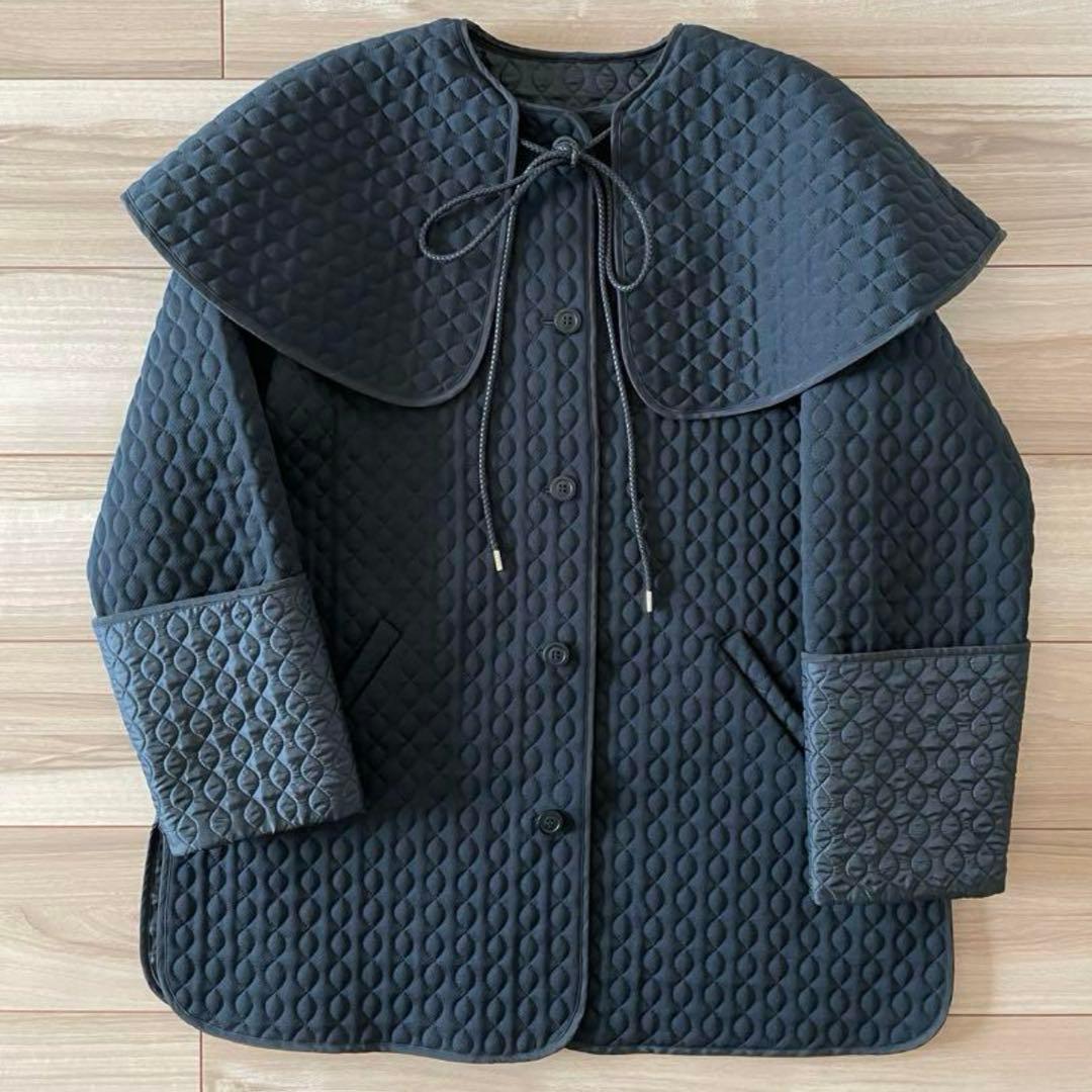 ジャケット・アウター eLLa quilting cape coat