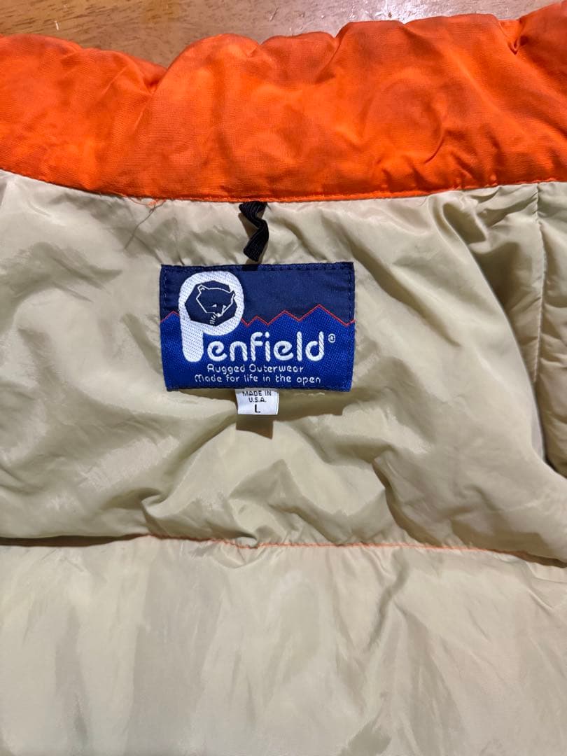 希少 90s USA製 Penfield ペンフィールド ダウン ベスト