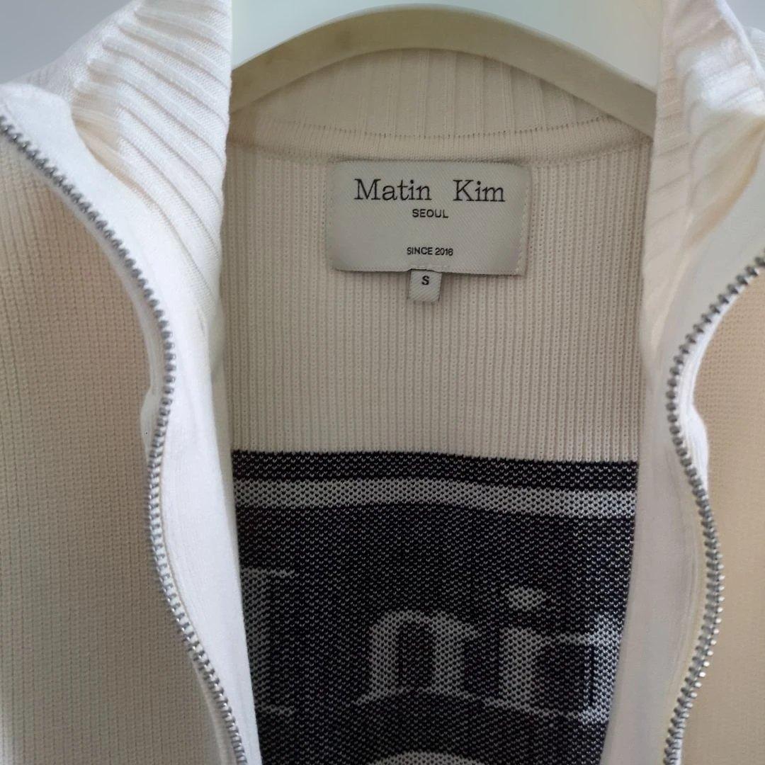 Matin Kim ホワイトニットベスト
