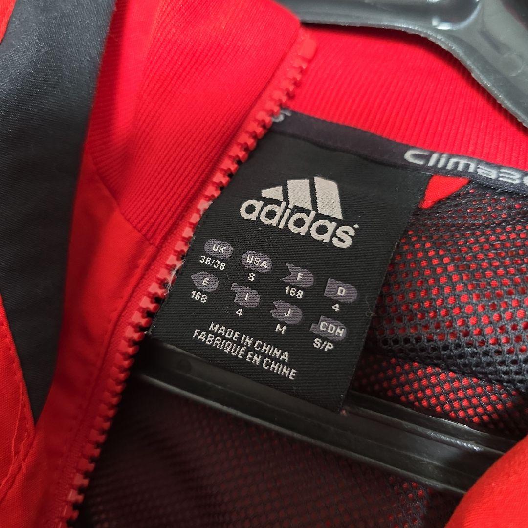 ACミラン adidas ピステ レッド　上下Mサイズ　トレーニングウエア