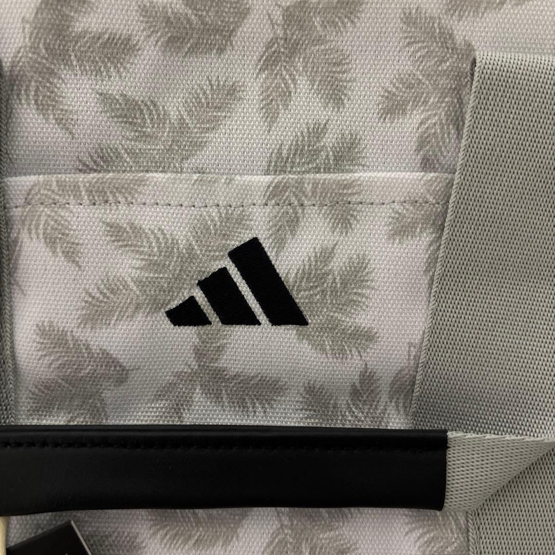 新品　adidas ハンドバッグ　ホワイト×グレー トートバッグ　ゴルフ
