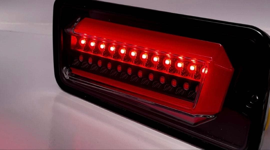 ハイゼットトラックS200/S500流れるウインカーフルLEDテール黒 左右
