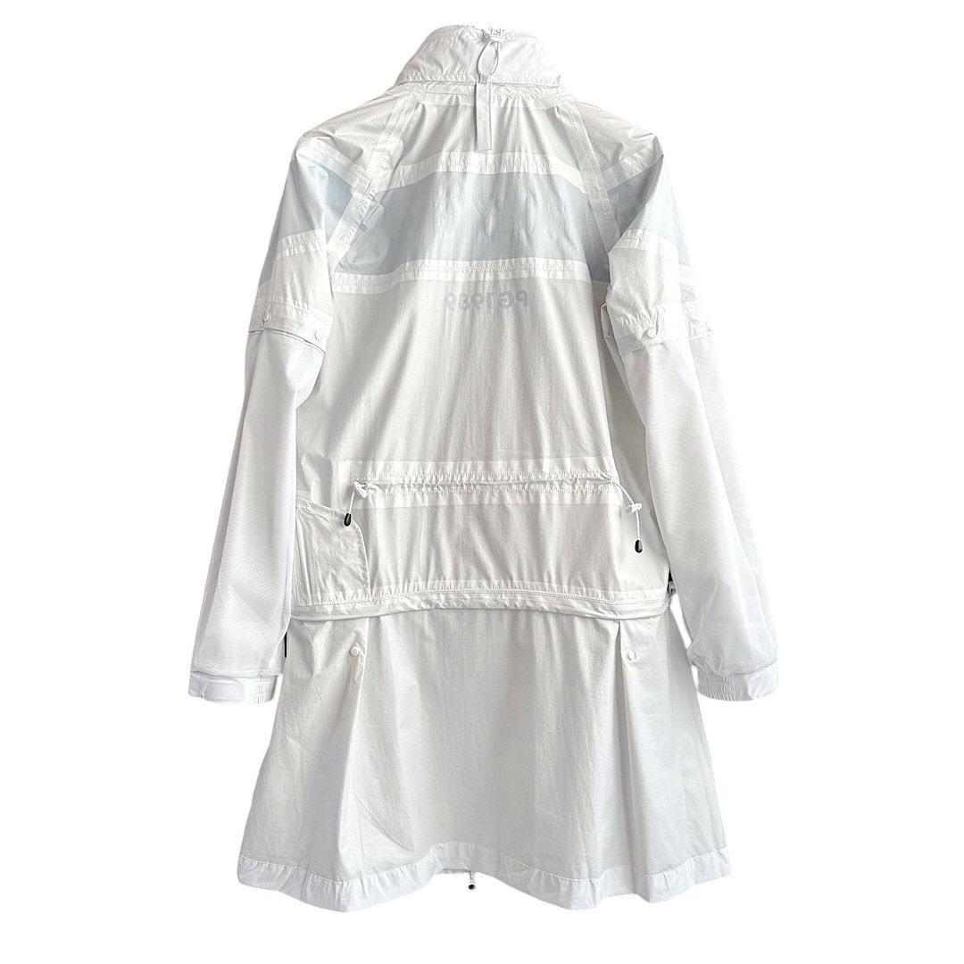 542 パーリーゲイツ ビックロゴレインワンピース定価44000円 白 1