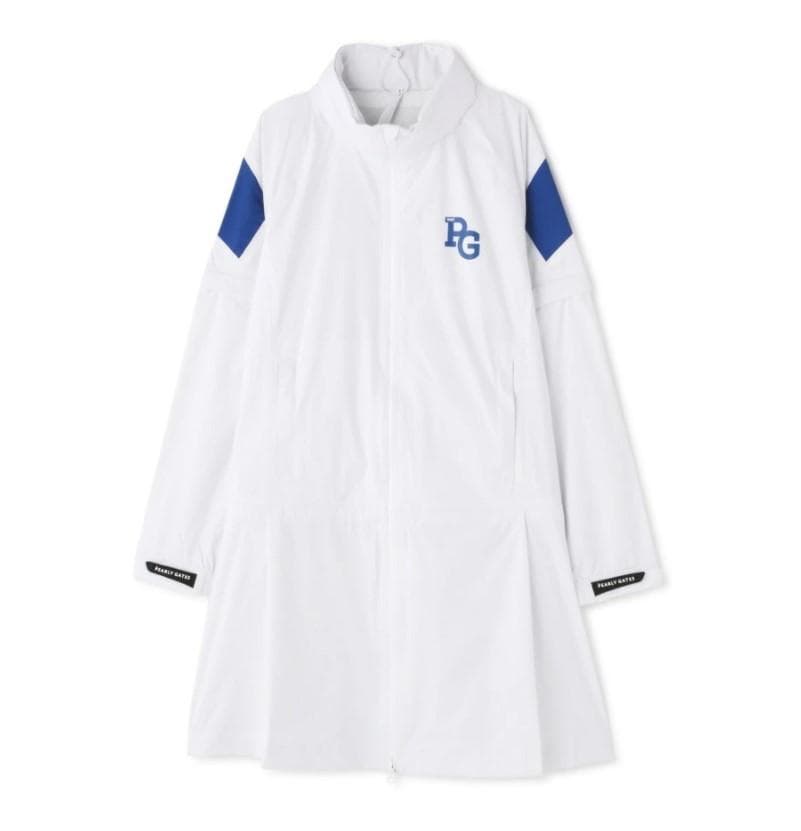 542 パーリーゲイツ ビックロゴレインワンピース定価44000円 白 1