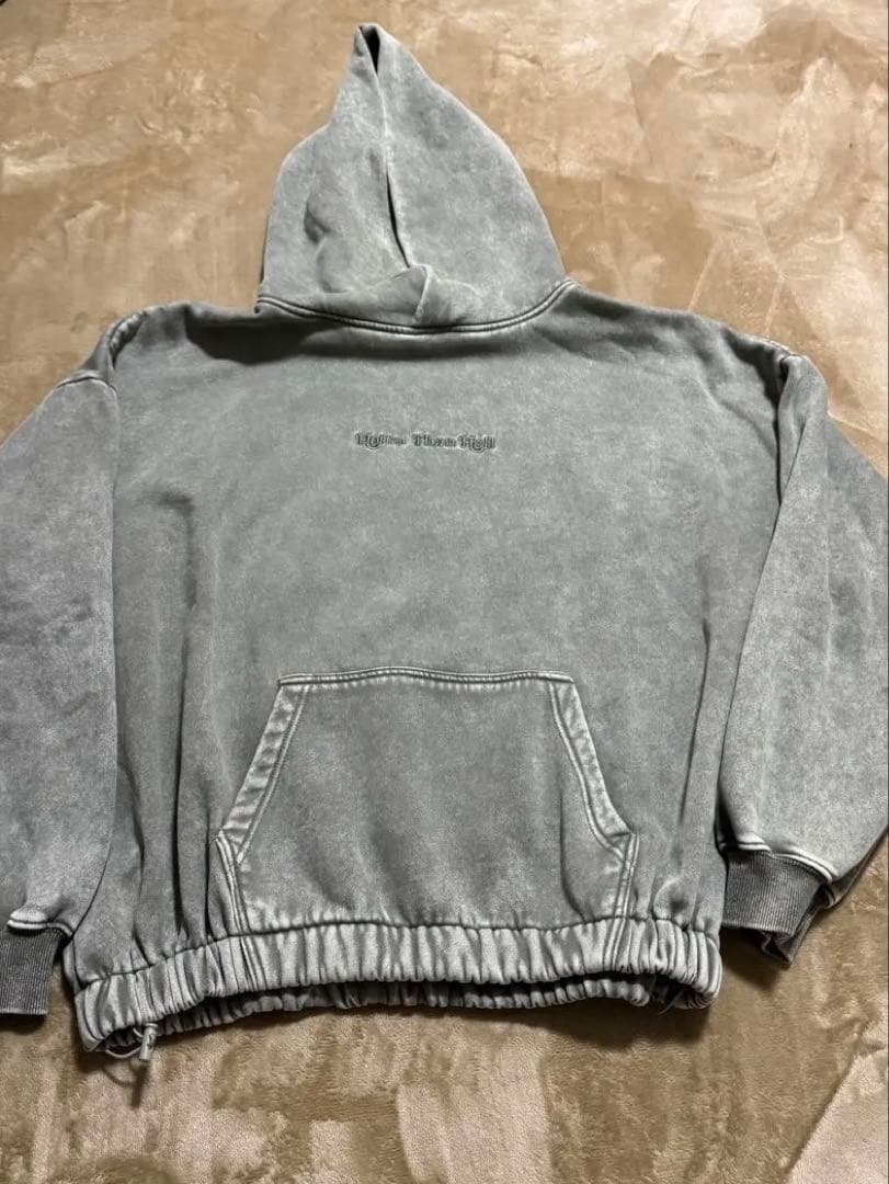 美品 HTH heart logo hoodie 緑 セットアップ