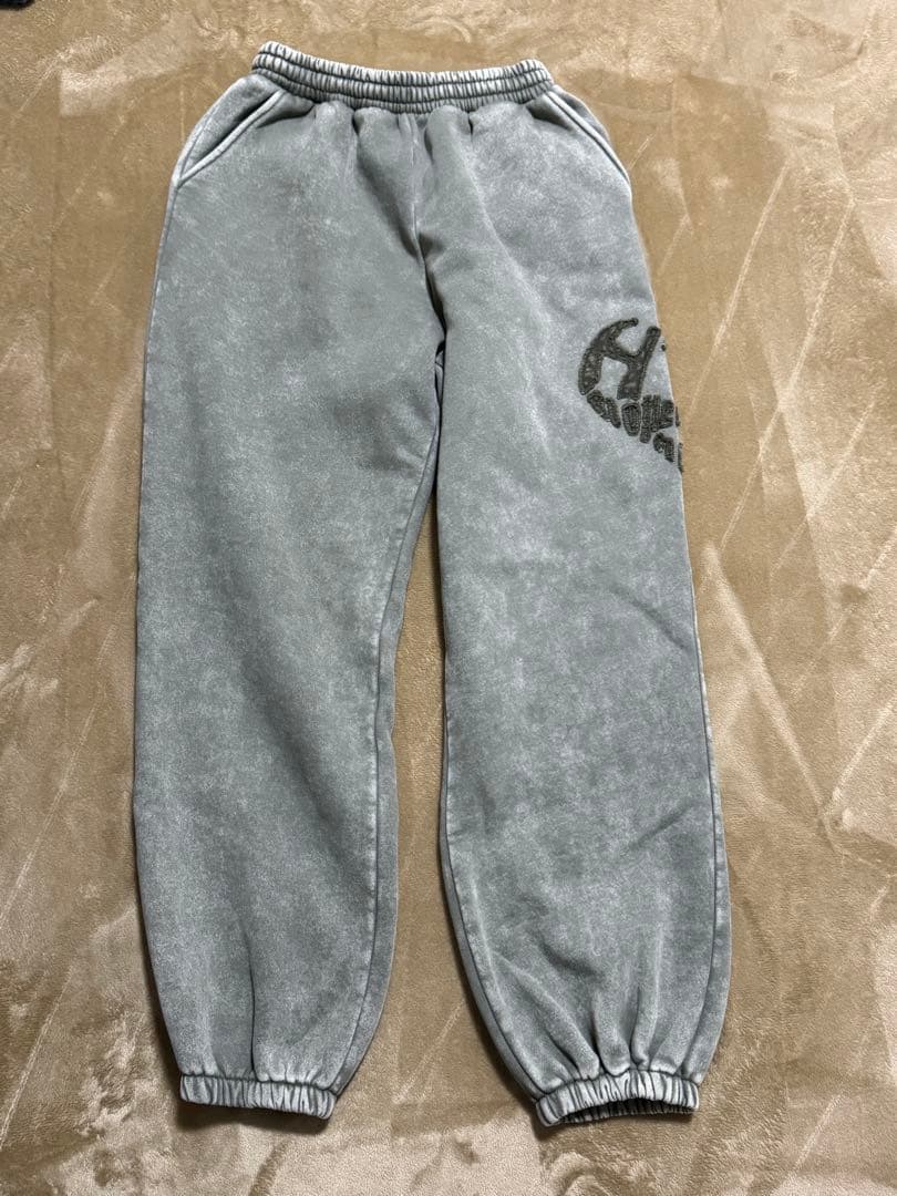 美品 HTH heart logo hoodie 緑 セットアップ