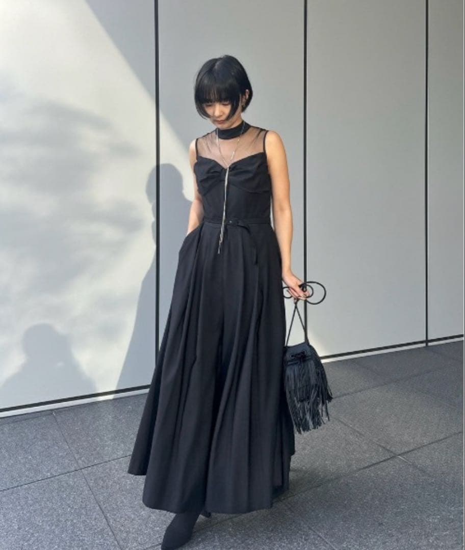 ワンピース Ameri LADY BUSTIER ROMPERS DRESS