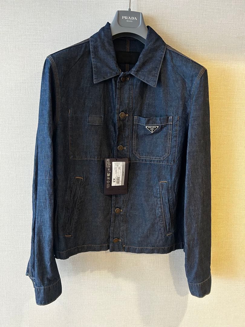 PRADA シャンブレーシャツジャケット　定価¥280000 期間限定値下げ